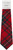 Mens Neck Tie MacAuley Red Modern Tartan Lightweight Scottish Clan Tie