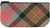 Small Leather and Wool Cosmetic Makeup Bag With MacLennan Tartan for Phone