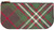Small Leather and Wool Cosmetic Makeup Bag With Scott Tartan for Phone