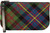 Small Leather Clutch Bag With Cameron Tartan Large Enough to Fit iPad Mini