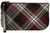 Small Leather Clutch Bag In Auld Lang Syne Tartan Large Enough to Fit iPad Mini