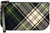 Small Leather Clutch Bag With Gordon Tartan Large Enough to Fit iPad Mini