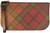 Small Leather Clutch Bag Cullins of Skye Tartan Large Enough to Fit iPad Mini