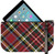Small Leather Clutch Bag Bonnie Prince Charlie Tartan Fits iPad Mini