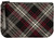 Medium Leather Clutch Bag With Auld Lang Syne Tartan Large Enough to Fit an iPad