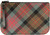 Medium Leather Clutch Bag With Maclennan Tartan Large Enough to Fit an iPad