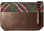 Medium Leather Clutch Bag With Scott Tartan Large Enough to Fit an iPad