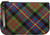 Medium Leather Clutch Bag With Cameron Tartan Large Enough to Fit an iPad