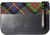 Medium Leather Clutch Bag With Cameron Tartan Large Enough to Fit an iPad