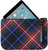 Medium Leather Clutch Bag With Braveheart Tartan Large Enough to Fit an iPad