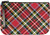 Medium Leather Clutch Bag With Bonnie Prince Charlie Tartan Fits an iPad