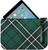 Medium Leather Clutch Bag With MacLean Tartan Large Enough to Fit an iPad