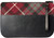 Medium Leather Clutch Bag With Fraser Red Tartan Large Enough to Fit an iPad