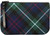 Medium Leather Clutch Bag With Heritage Tartan Large Enough to Fit an iPad