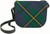 Leather Handbag Shoulder Bag With Johnstone Tartan With Inside and Back Pocket