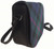 Leather Handbag Shoulder Bag With Baird Tartan With Inside and Back Pocket