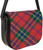 Leather Handbag Shoulder Bag MacLean Modern Dress Tartan Inside and Back Pocket