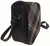 Leather Handbag Shoulder Bag With Auld Lang Syne Tartan Inside and Back Pocket
