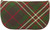 Large Leather Clutch Bag With Scott Tartan With Inside and Back Pocket