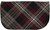 Large Leather Clutch Bag With Auld Lang Syne Tartan With Inside and Back Pocket