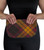 Large Leather Clutch Bag With MacMillan Tartan With Inside and Back Pocket