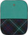 Large Leather Clutch Bag With Heritage Tartan With Inside and Back Pocket
