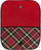Large Leather Clutch Bag In Bonnie Prince Charlie Tartan Inside and Back Pocket