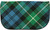 Large Leather Clutch Bag With Lamont Tartan With Inside and Back Pocket