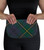 Large Leather Clutch Bag With Johnstone Tartan With Inside and Back Pocket