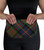 Large Leather Clutch Bag With Cameron of Erracht Tartan Inside and Back Pocket