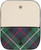 Large Leather Clutch Bag With MacKenzie Tartan With Inside and Back Pocket