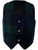 Boys Waistcoat Silk Back Adjustable Buckle Black Watch Tartan
