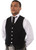 Men's 5 button Waistcoat Black