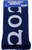 Navy Saltire Scottish Kint Scarf With Scotland Design White On Navy