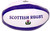 Soft Mini Rugby Purple Ball Toy With Thistle Great Gift