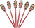 Scottish Piper Top Pencil with Scottish Bagpipe Piper Pencil Topper - Pack of 6