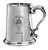 Grant Family Crest Polished Pewter 1 Pint Tankard with Scroll handle Grant Family Crest Polished Pewter 1 Pint Tankard with Scroll handle