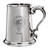 Innie Family Crest Polished Pewter 1 Pint Tankard with Scroll handle Innie Family Crest Polished Pewter 1 Pint Tankard with Scroll handle