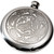 Round Hip Flask Scottish Sporran Flask 4oz Paisley Design Ideal for engraving