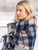 Ladies Lambswool Tartan Shawl