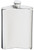 Kidney Shape Flask 8oz Pewter in Plain Polished Finish Kidney Shape Flask 8oz Pewter in Plain Polished Finish