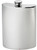 Large Kidney Shape Flask 10oz Pewter in Plain Polished Finish