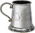 Quarter Pint Childs Pewter Tankard With Embossed Celtic Band Design