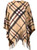 Dunedin Cashmere Big Check Mini Cape