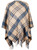 Dunedin Cashmere Big Check Mini Cape