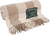 75% Wool Tweed Sofa Throw Blanket Plaid Wool Rug Outdoor Picnic Blanket