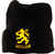 Gold Lion Scotland Beanie Hat Black Unisex