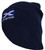 Edinburgh Saltire Beanie Hat Navy Unisex