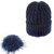 Cable Pom Pom Hat
