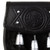 Traditional Scottish Half Dress Sporran Stud Thistle Leather Synthetic Black Goat Hide